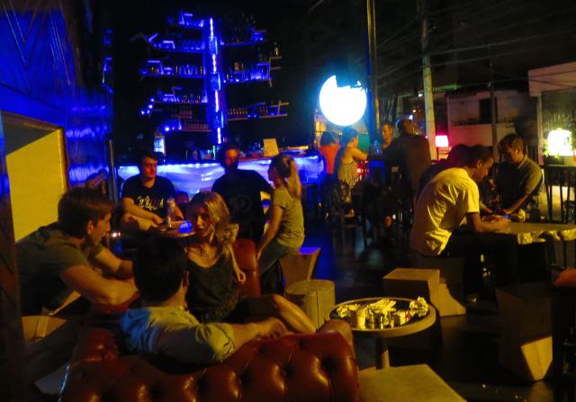 If you're staying at Happy Buddha Boutique Hostel, you can enjoy the adjoining Tree Bar as well. 