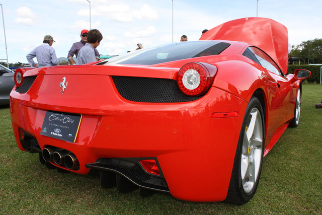 ...but I bet I could go faster in this 2011 Ferrari. 
