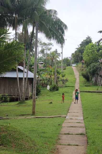 The indigenous village of Macagua in the Colombian Amazon