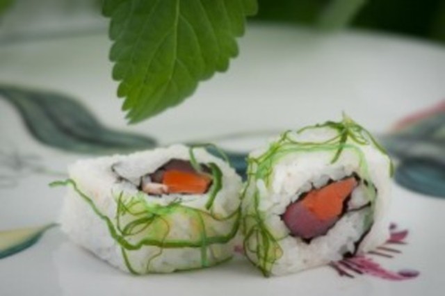 The Alaska roll, one of my favorites. 