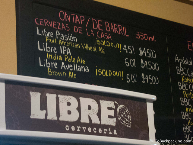 Libre Beers on Tap