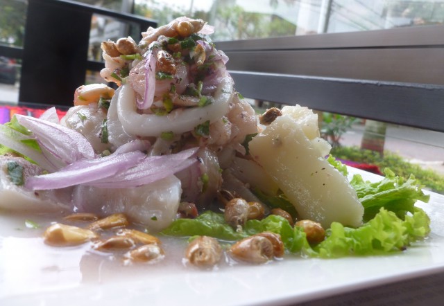 The ceviche at Chiclayo is always fresh. 