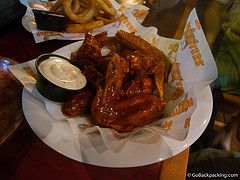 Wings at Hooters