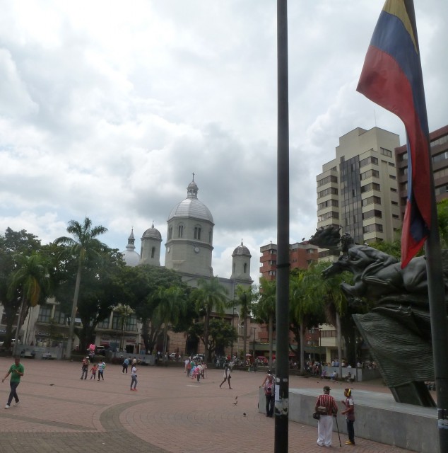 Like Medellín, Pereira has a place that honors Simón Bolívar, the liberator. 