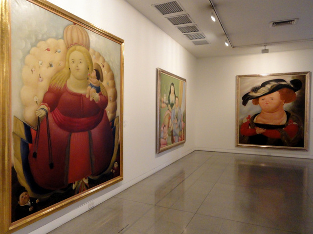 Fernando Botero paintings A number of Fernando Botero paintings.
