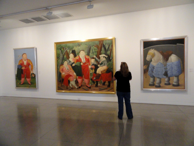 Botero paintings More Botero works in the Museo de Antioquia.