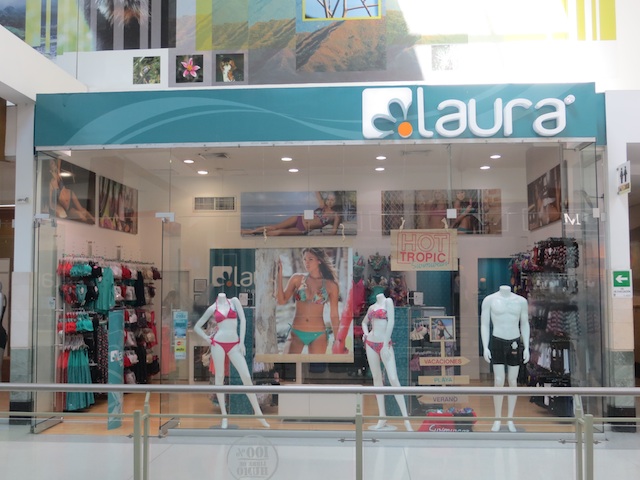 Laura, one of several lingerie stores