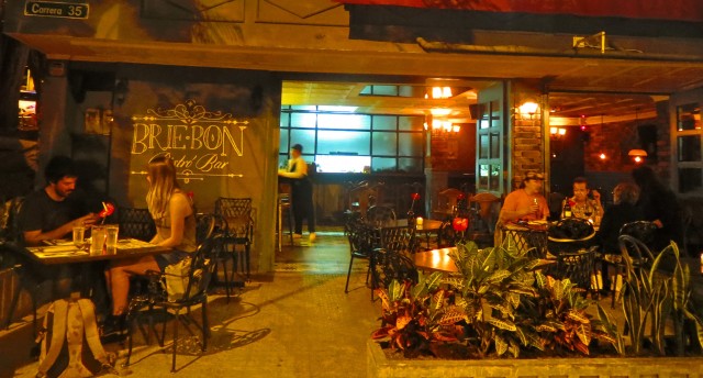 The beautiful setting and trendy location make Brie Bon a great place to dine. 