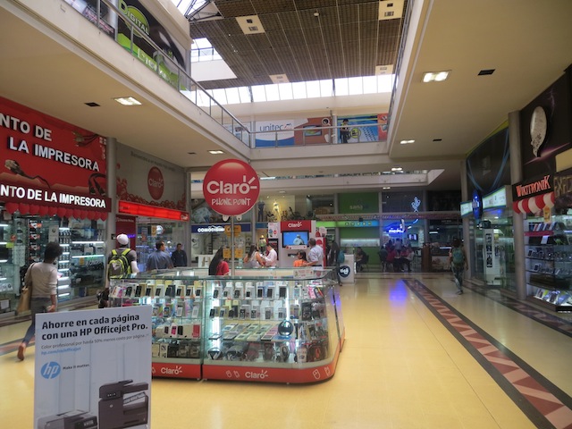 Inside Monterrey mall