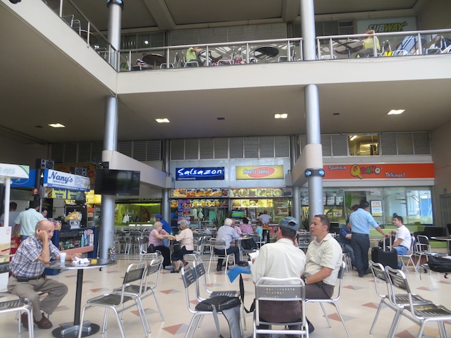 The first floor food court in Monterrey mall