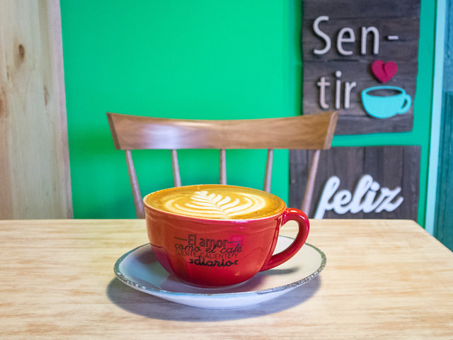 Cappuccino at Cariñito Café