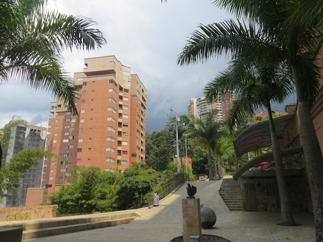 View of some of the apartments near Aves Maria
