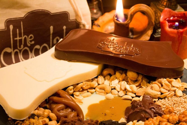Personalized chocolate bar. Photo: The Chocolate House