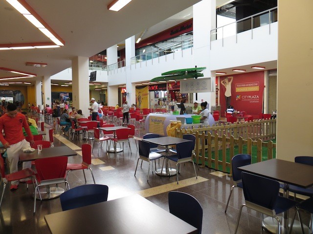 The food court in City Plaza