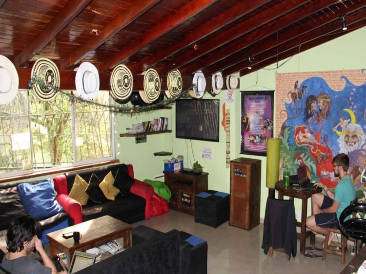 The living room