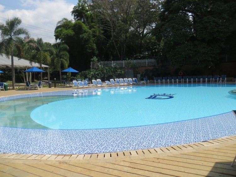 The pool at Hotel Dann Carlton