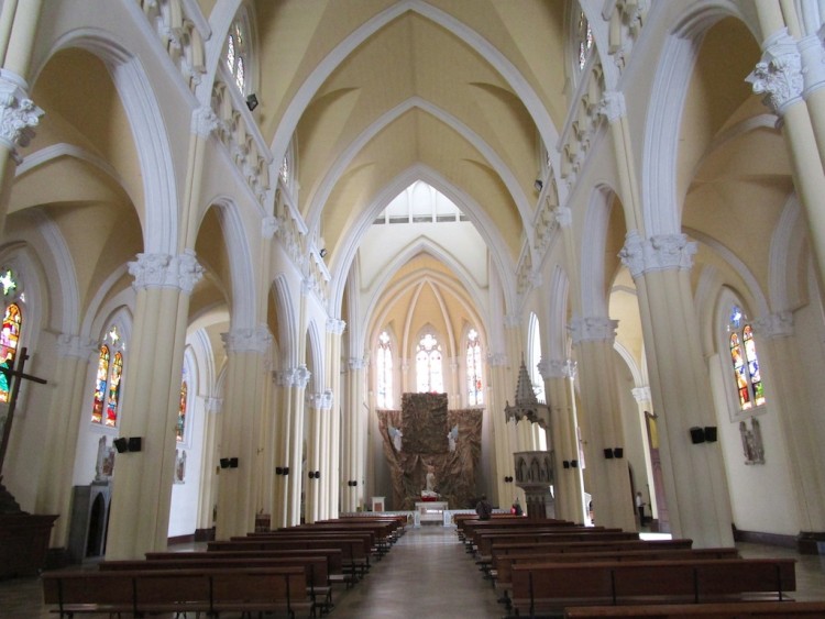 The Central Nave inside Iglesia Nuestra Señora del Perpetuo Socorro