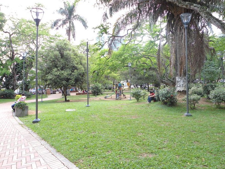 Parque San Pio, Bucaramanga is known as "The City of Parks", photo by Angel Paez