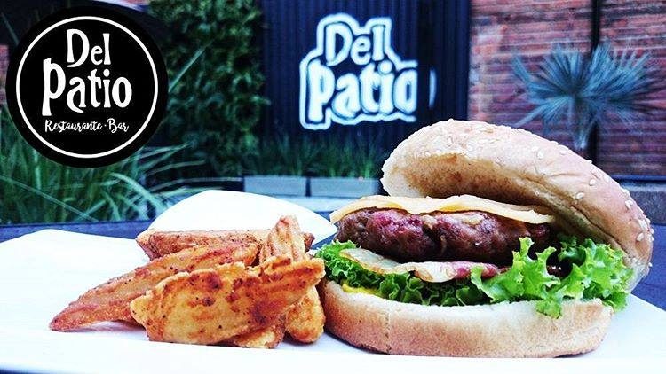 The Del Patio Hamburger, photo courtesy of Del Patio