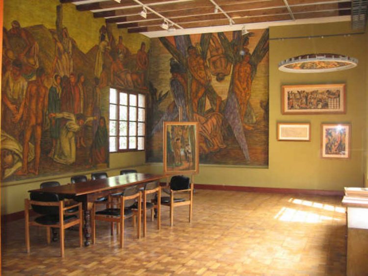 Inside Pedro Nel Gomez House Museum, photo by Chuli Pichuli