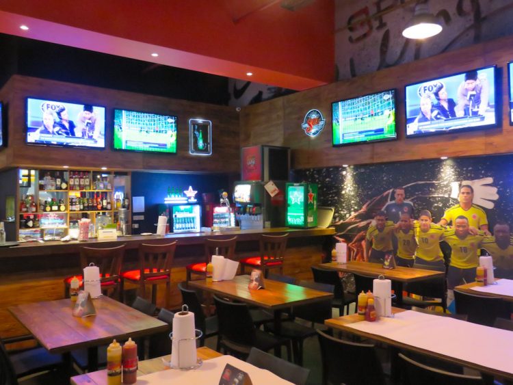 Inside Sport Wings at Mayorca mall