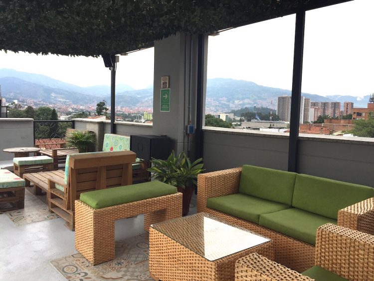 Rooftop deck at Los Patios