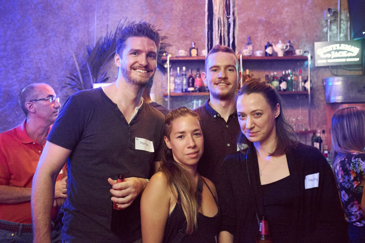 A group of expats hanging out at the Borneo bar (photo by Markus Mayer)