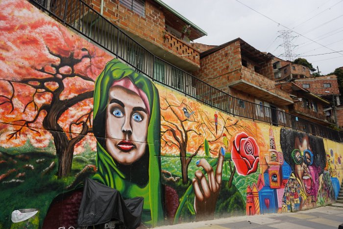 Art and music have replaced drugs and violence in places such as Comuna 13.