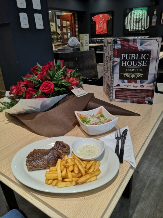 The new 300 gram beef steak