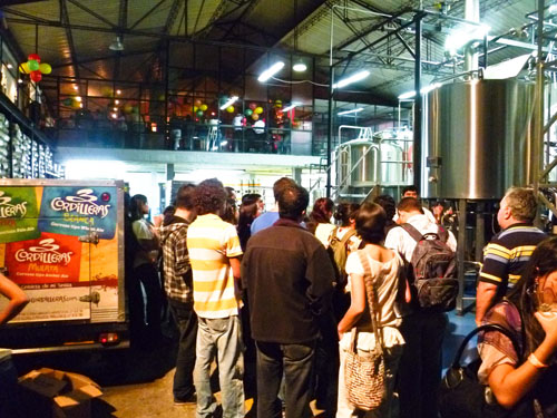 3 Cordilleras brewery tours are offered every Thursday night.