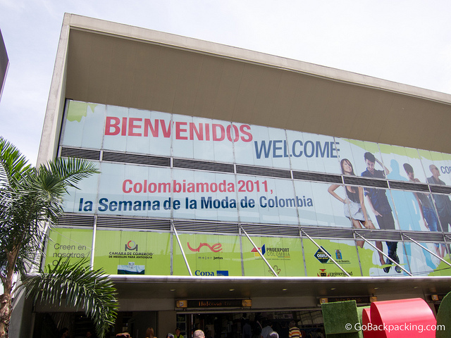 Colombiamoda at Plaza Mayor in Medellin, Colombia