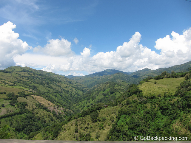 Along the road from Medellin to Manizales