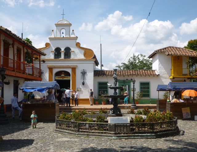 Pueblito Paisa, the replica of a small Antioquian town that is one of the most beautiful places in Belén. 