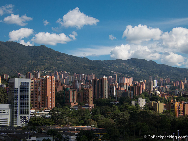 Poblado neighborhood in Medellin
