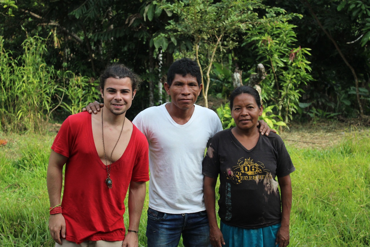The author with his host family