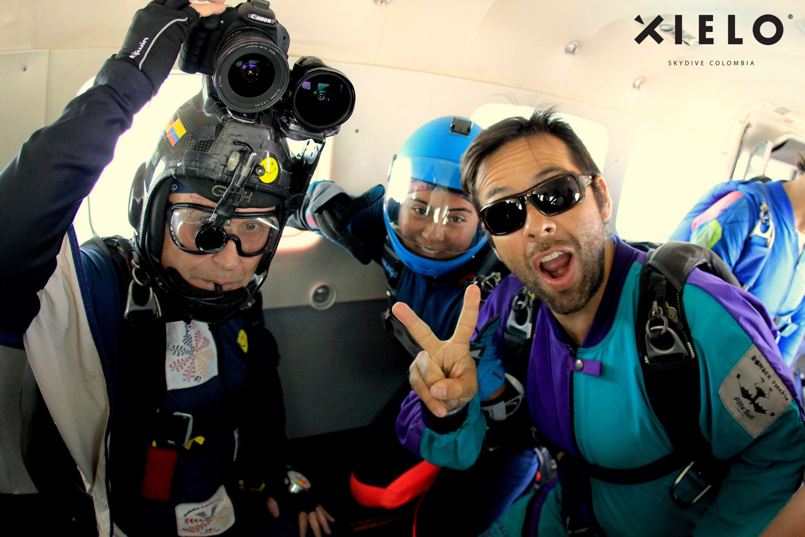 Instructor and cameraman Instructor and cameraman