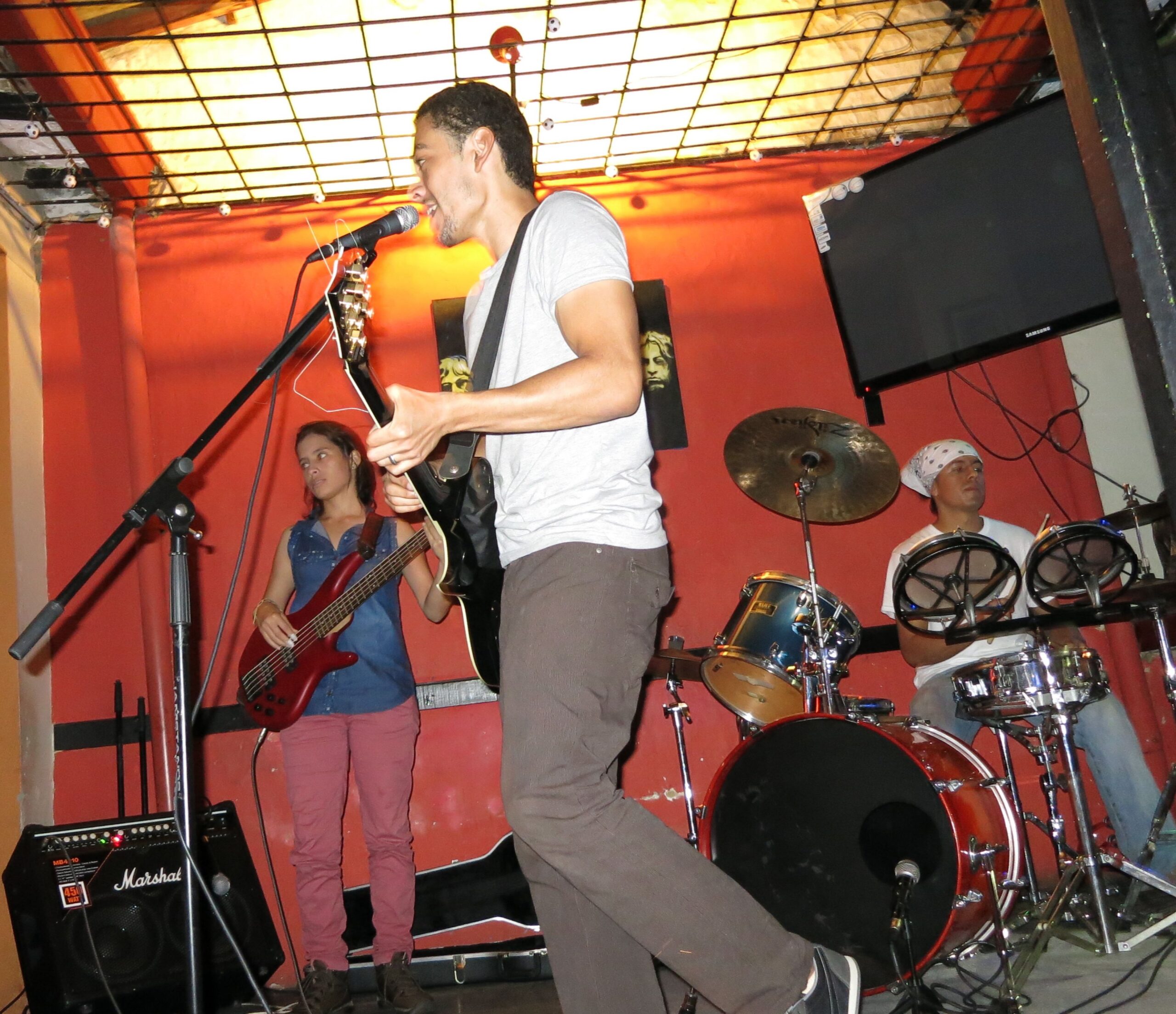 I enjoy listening to Trecipicio. They play some of my favorite songs as well as some good tunes of their own. 