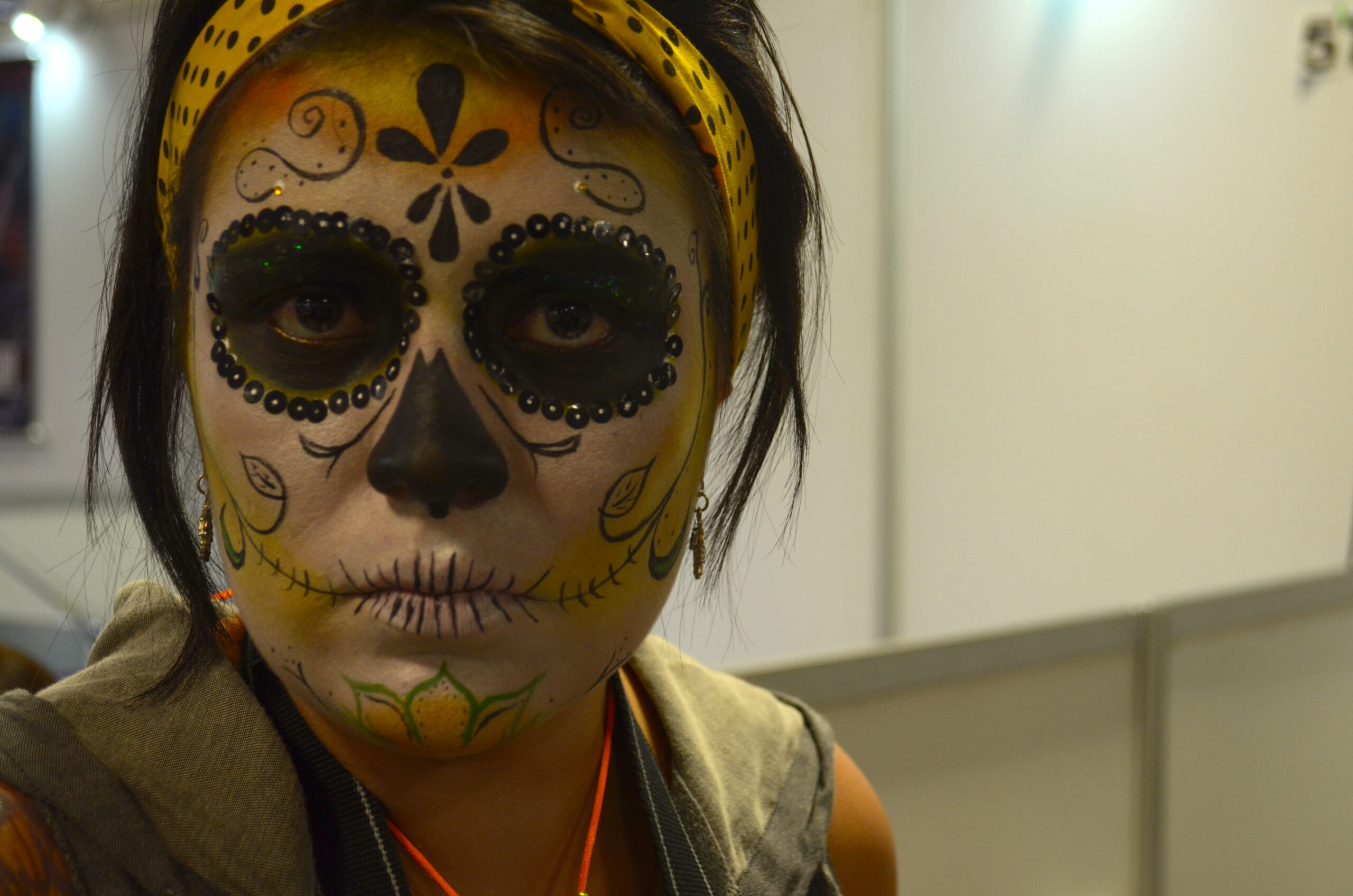 Katrina face makeup at the show
