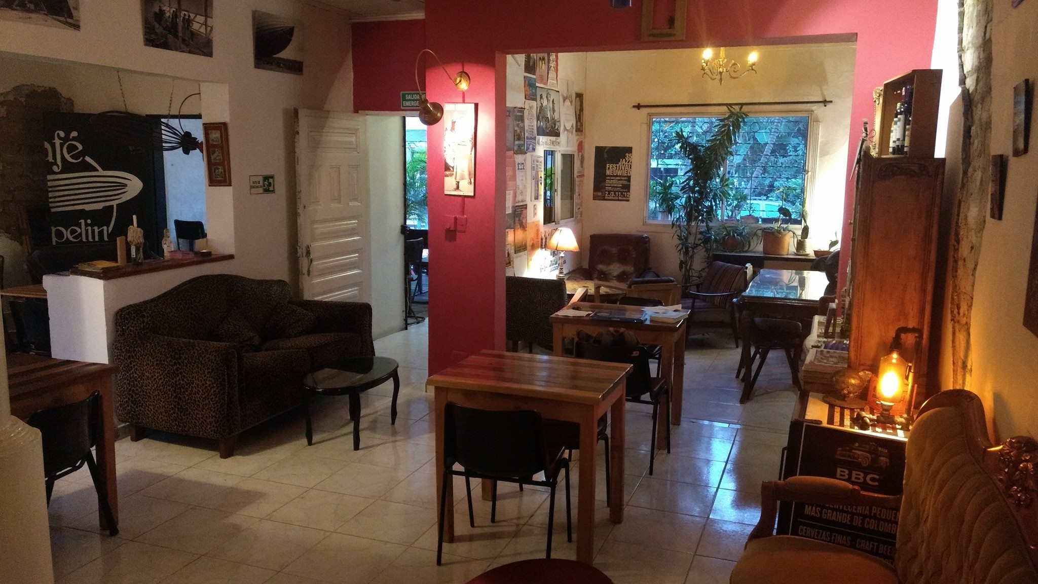 The big, quirky space of Zeppelin (photo courtesy of Café Zeppelin)