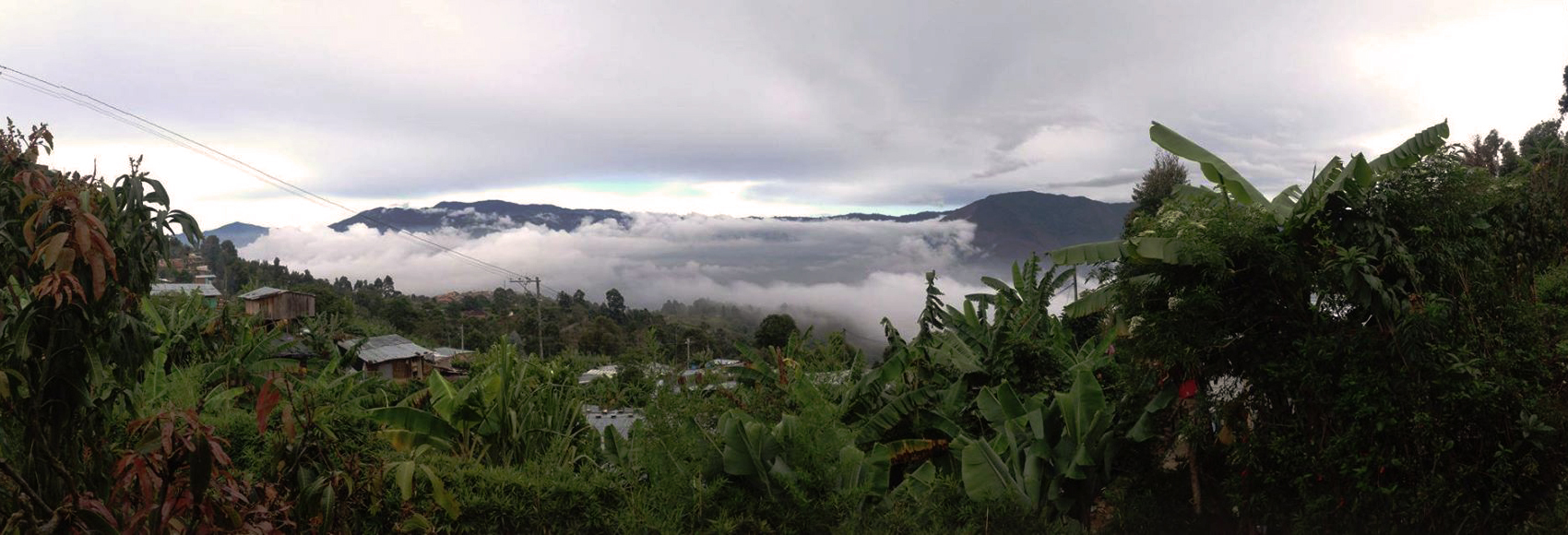 View from the top of the hill in Portal de Oriente 