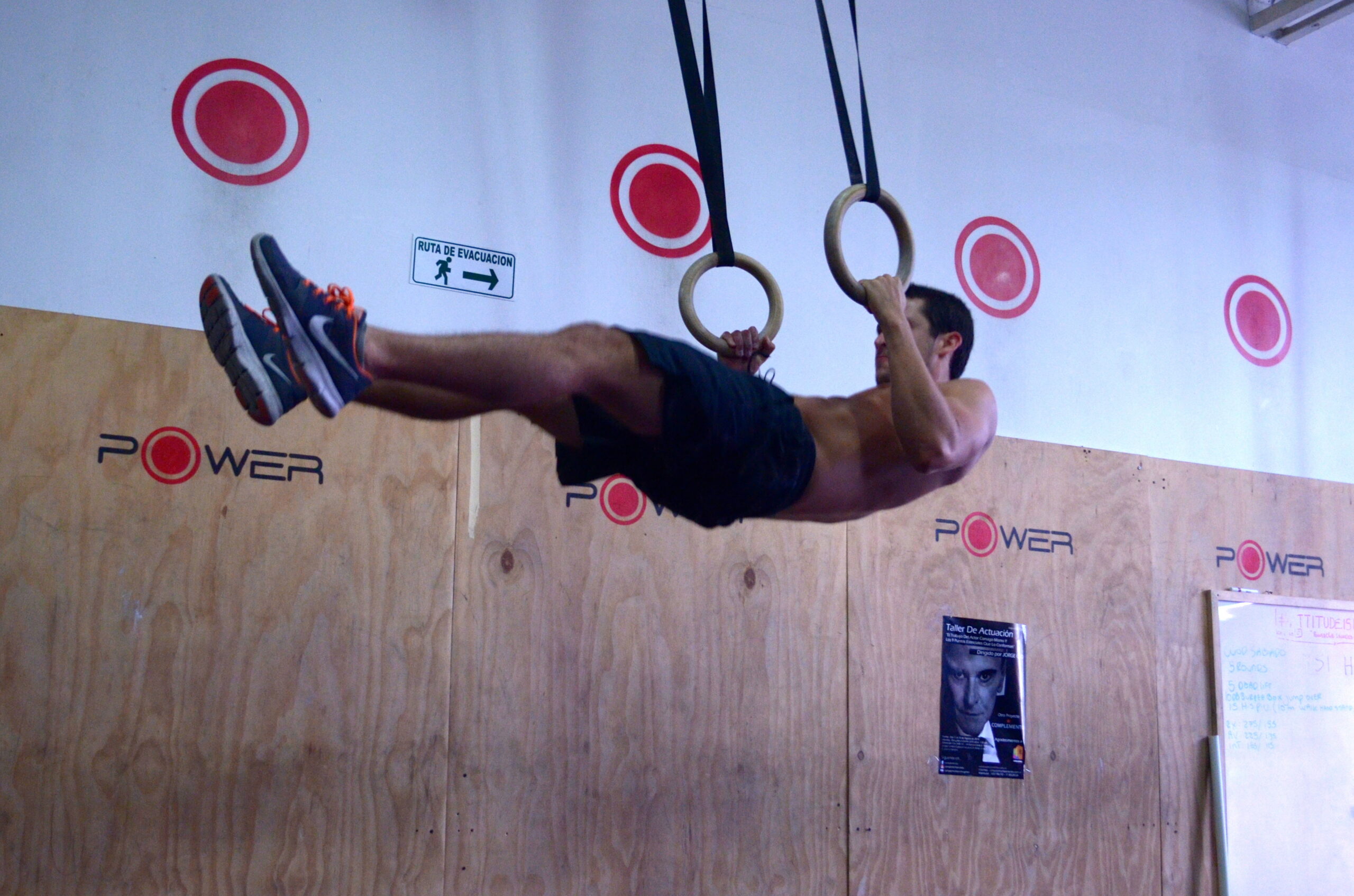 Muscle ups Athlete doing muscle ups