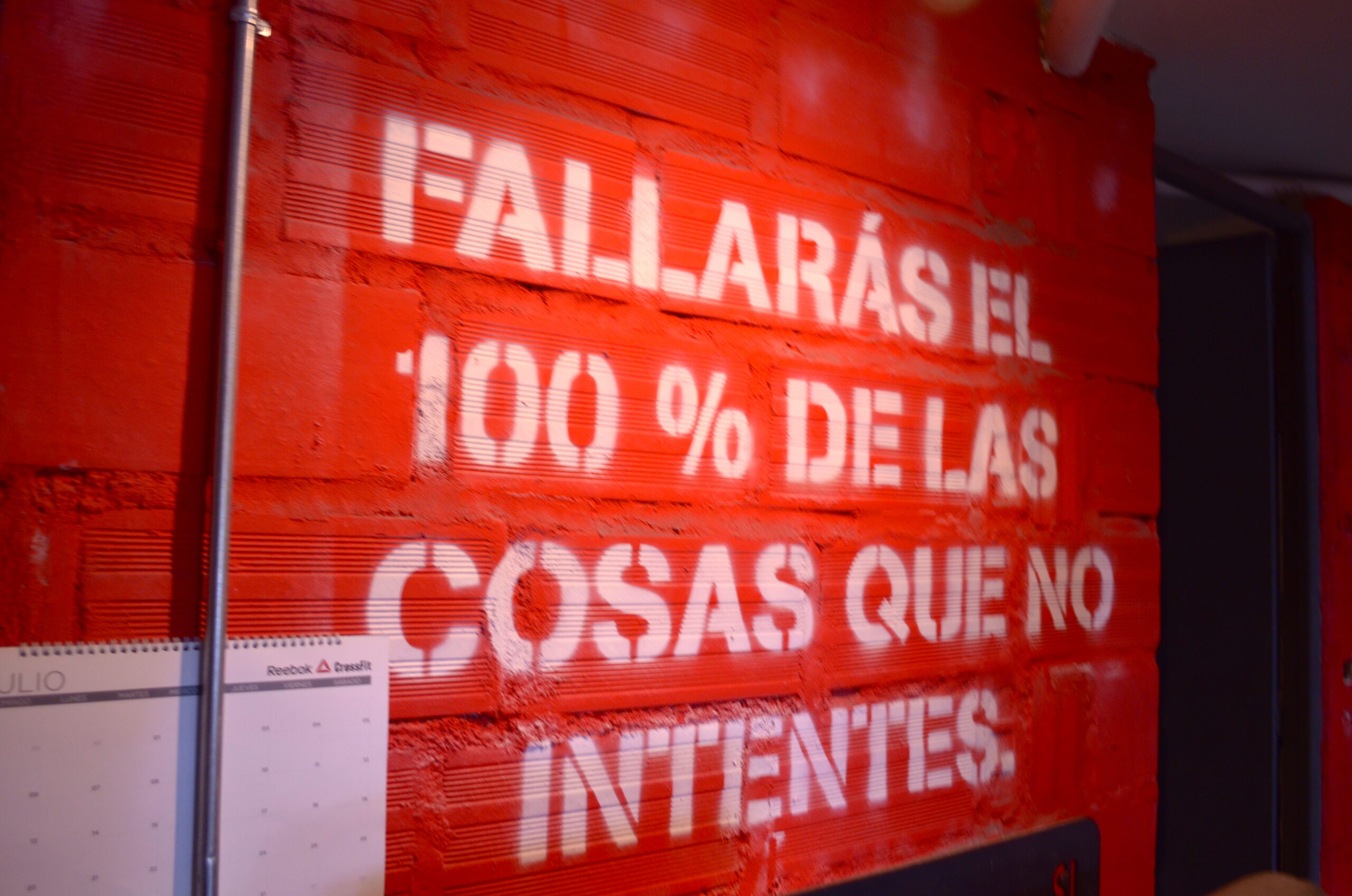 Failure You will fail 100% of the things you don't attempt.