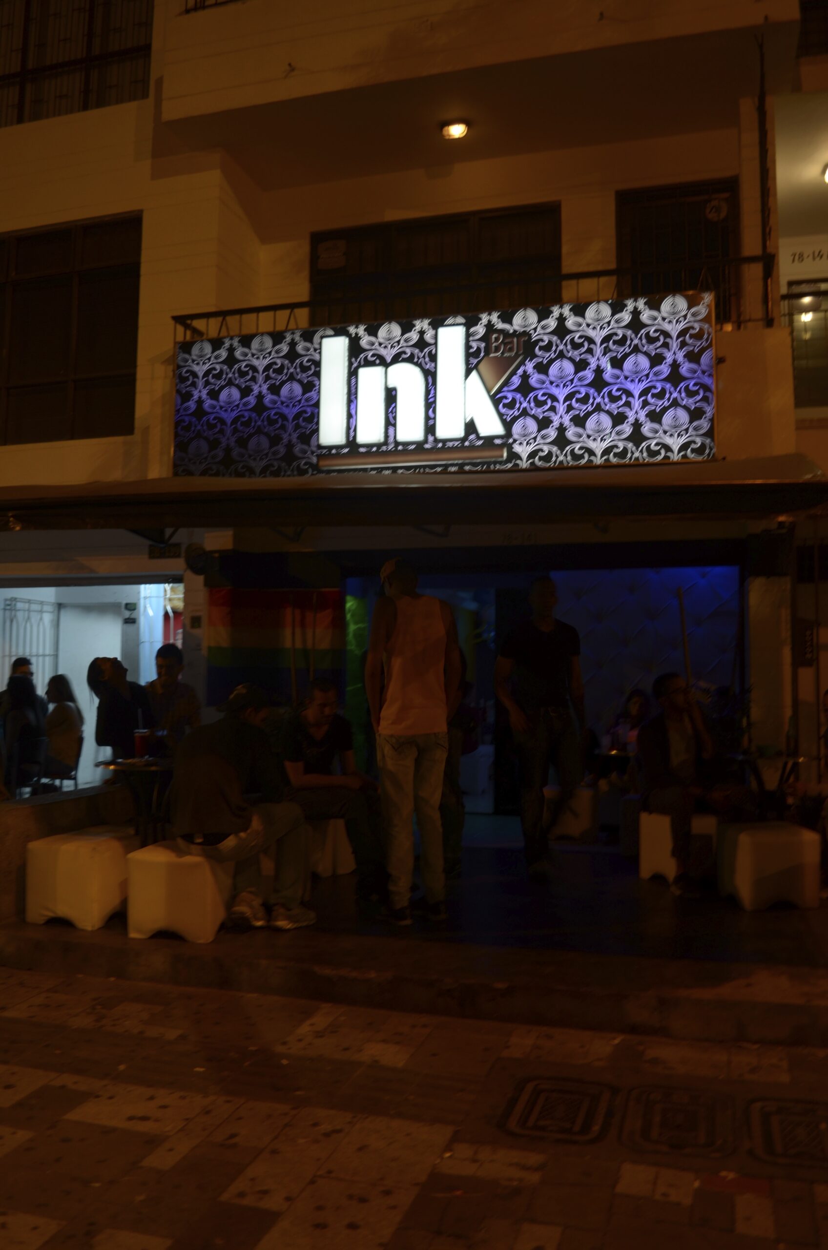 View from the sidewalk