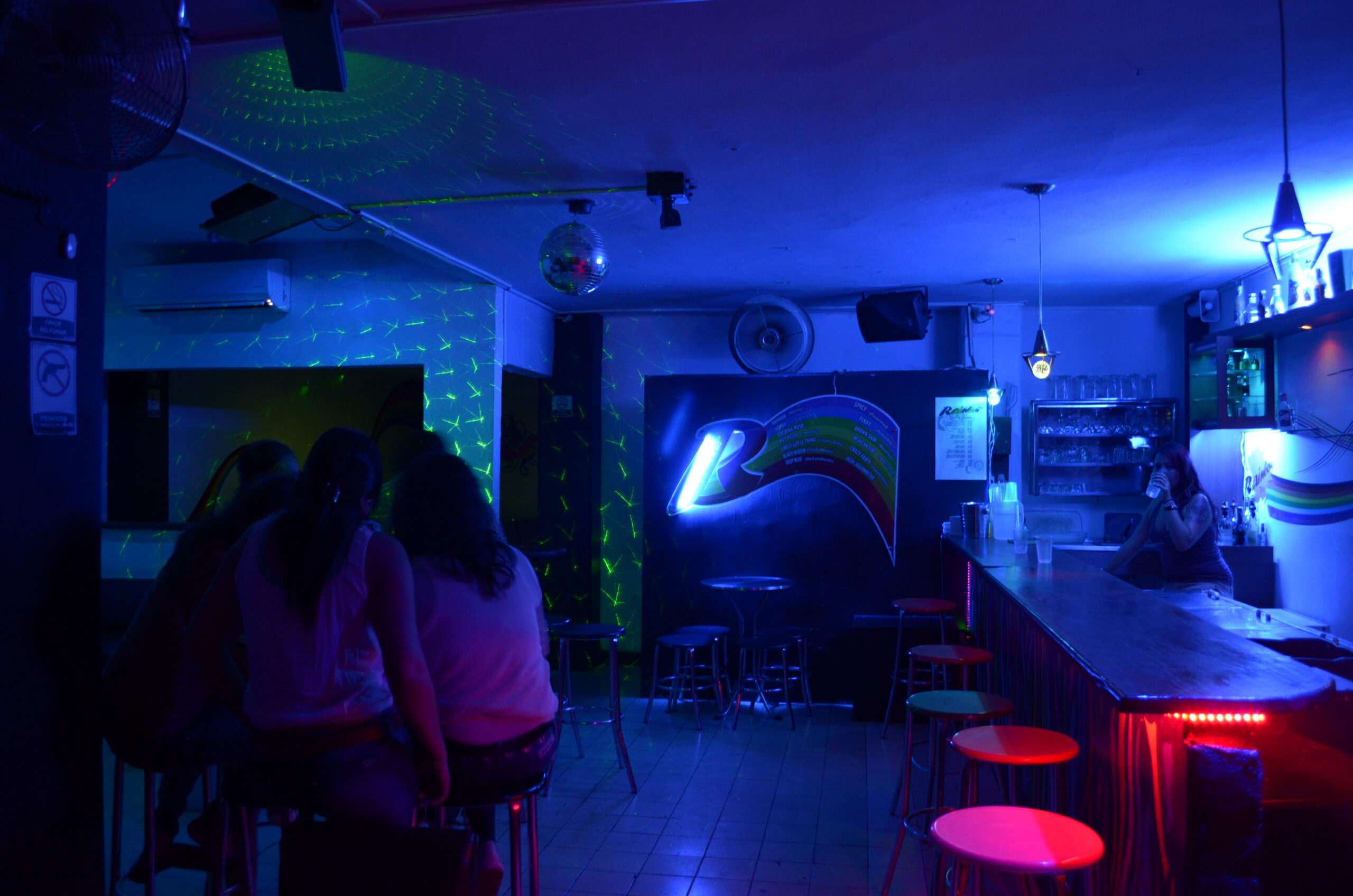 Bar viewed from the entrance.