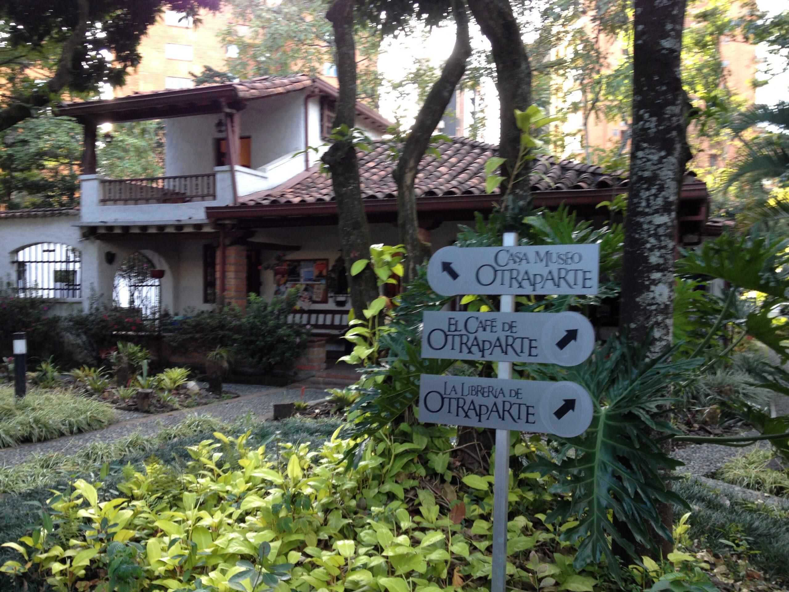 This way to the café...