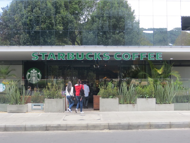 Starbucks in Bogotá – the first store in Colombia