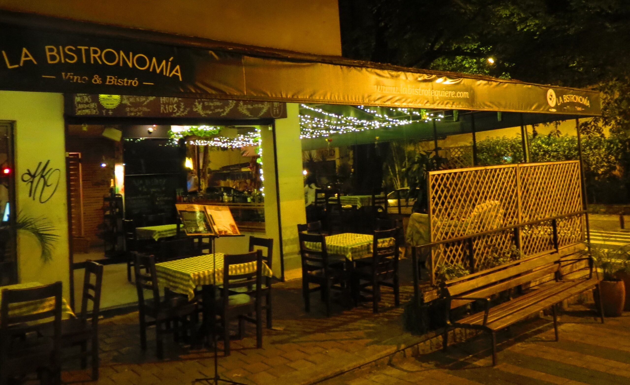 As you can see, it's a small restaurant, but it's big on good food and wine. 