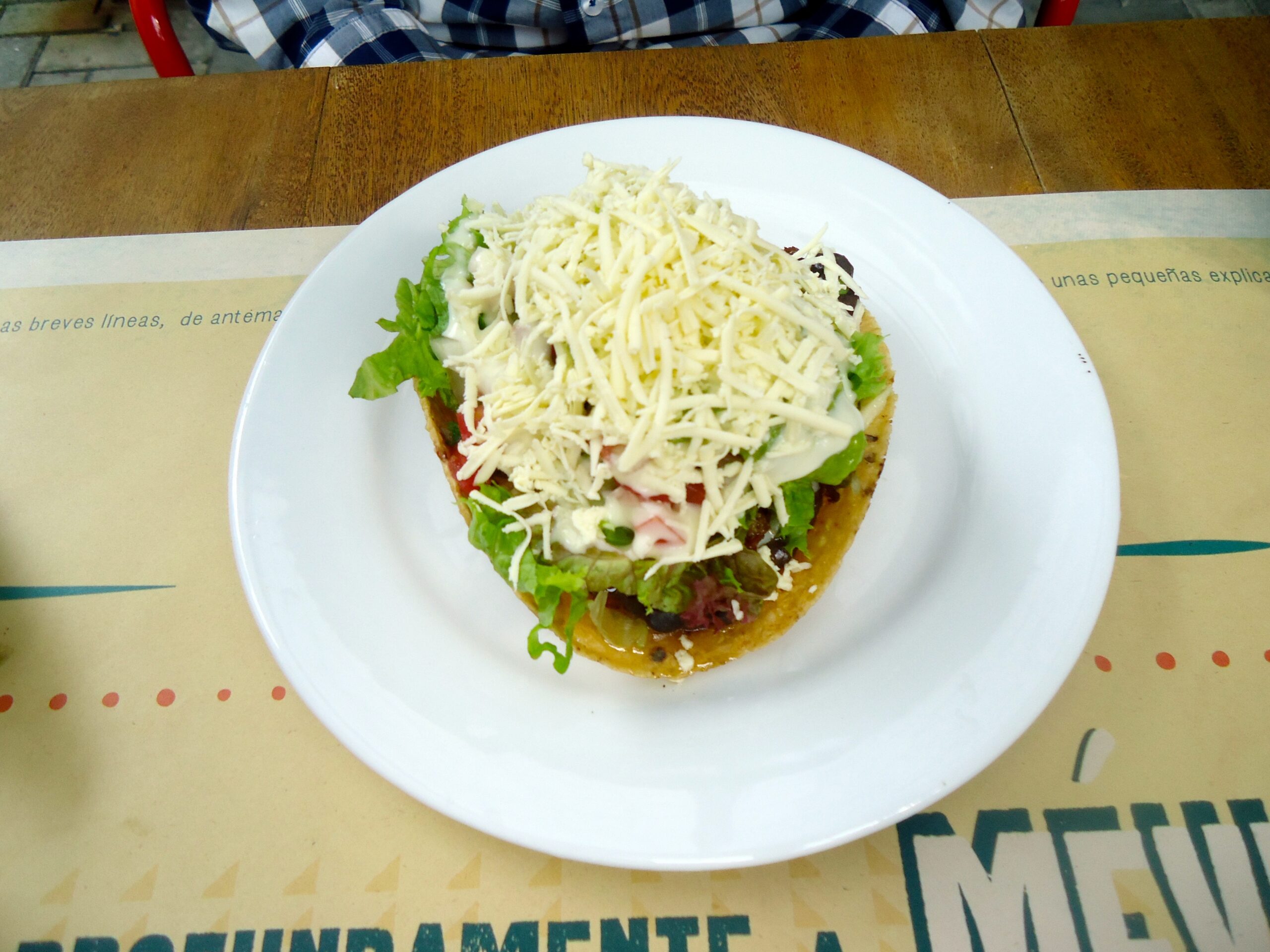 Sample dish Chilaquiles - a taste of Mexico in Medellin
