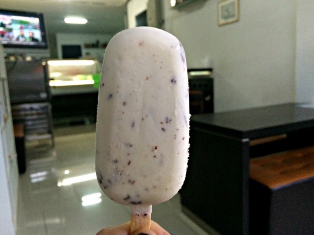 Stracciatell gelato at Edel Eis
