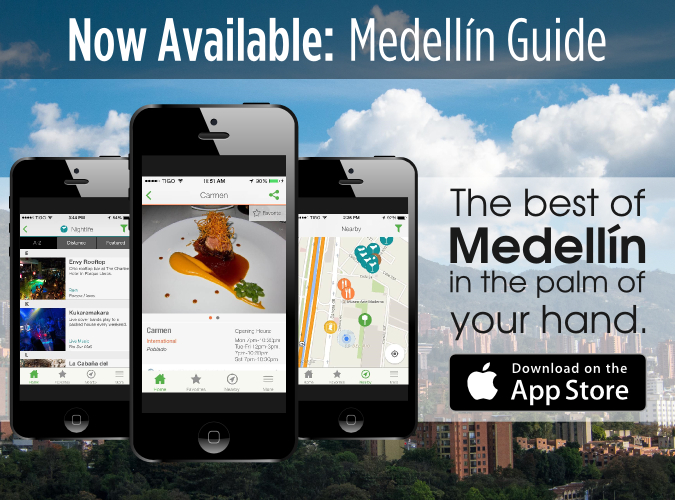 Medellín Guide iPhone app